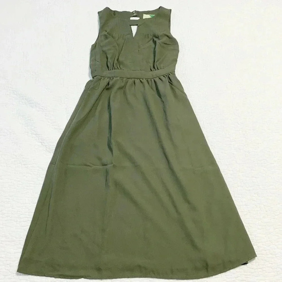 ModCloth Flaunts & Needs Chiffon Sleeveless Dress - Picture 4 of 8